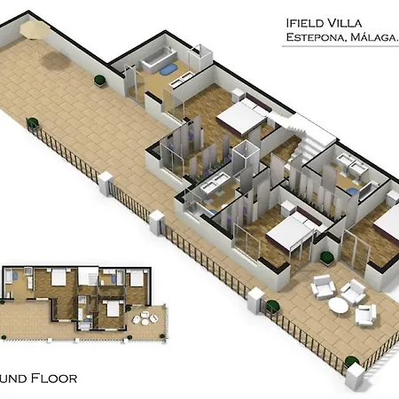 Peaceful 3 Bedroom With Infinity Pool Marbella וילה